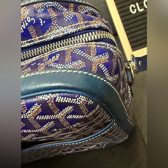 Goyard Blue Ambassade briefcase - Picture 10 of 16